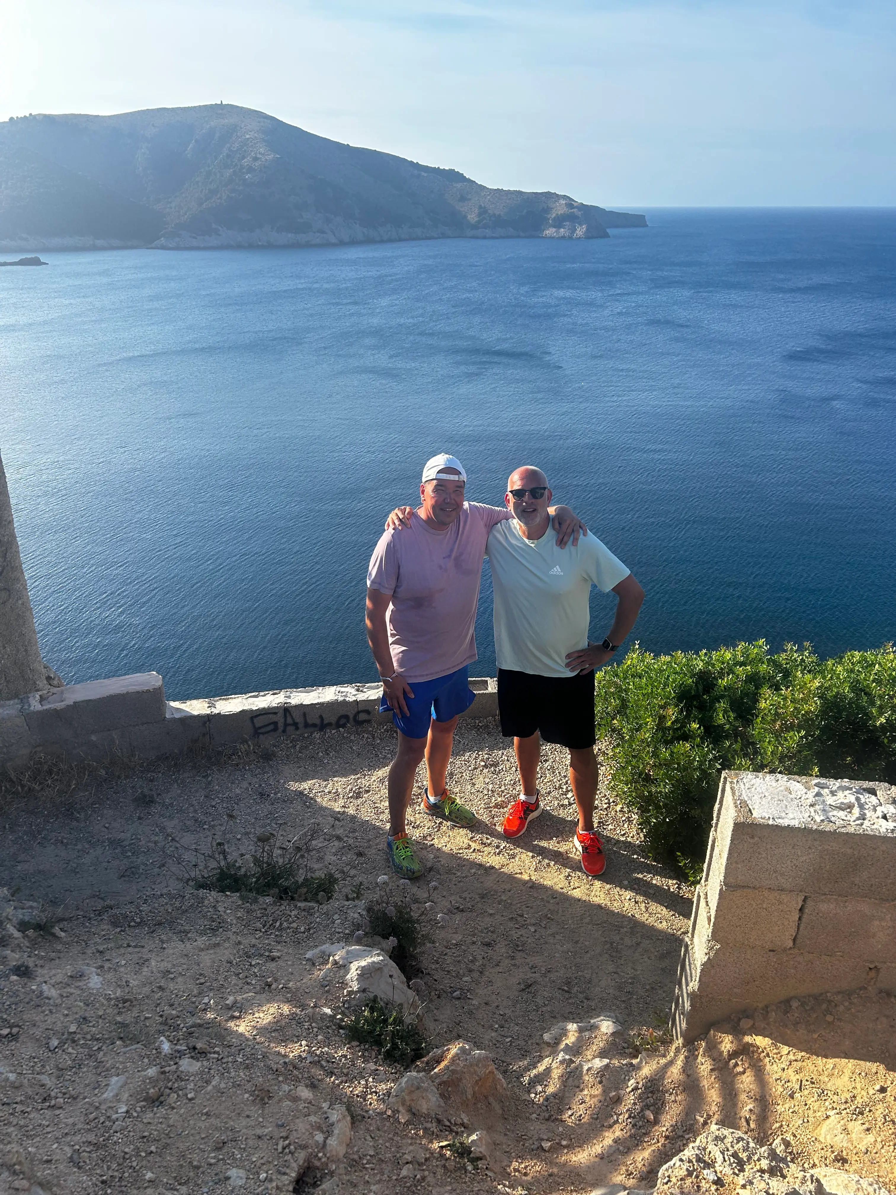 Concierge personal trainer Christopher Neis on a hiking and outdoor session in northeast Mallorca
